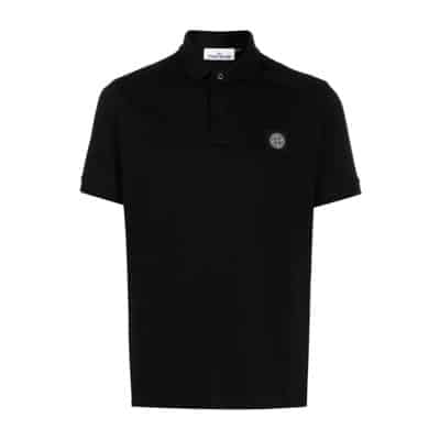 Polo Shirts Stone Island , Black , Heren