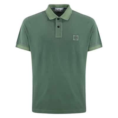 Polo Shirts Stone Island , Green , Heren