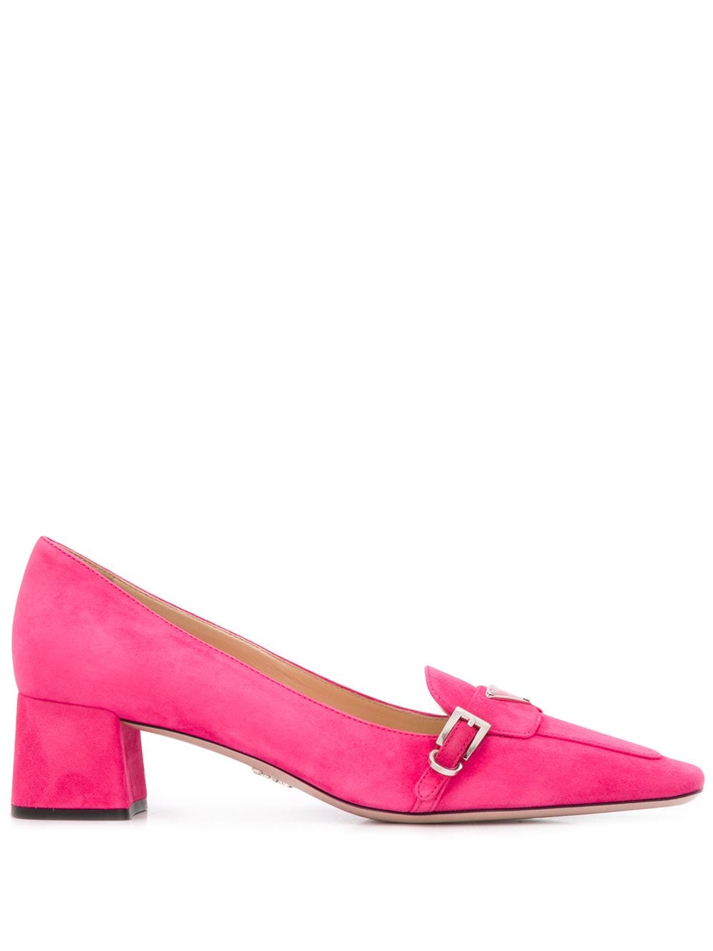 Prada Loafers met logoplakkaat - Roze