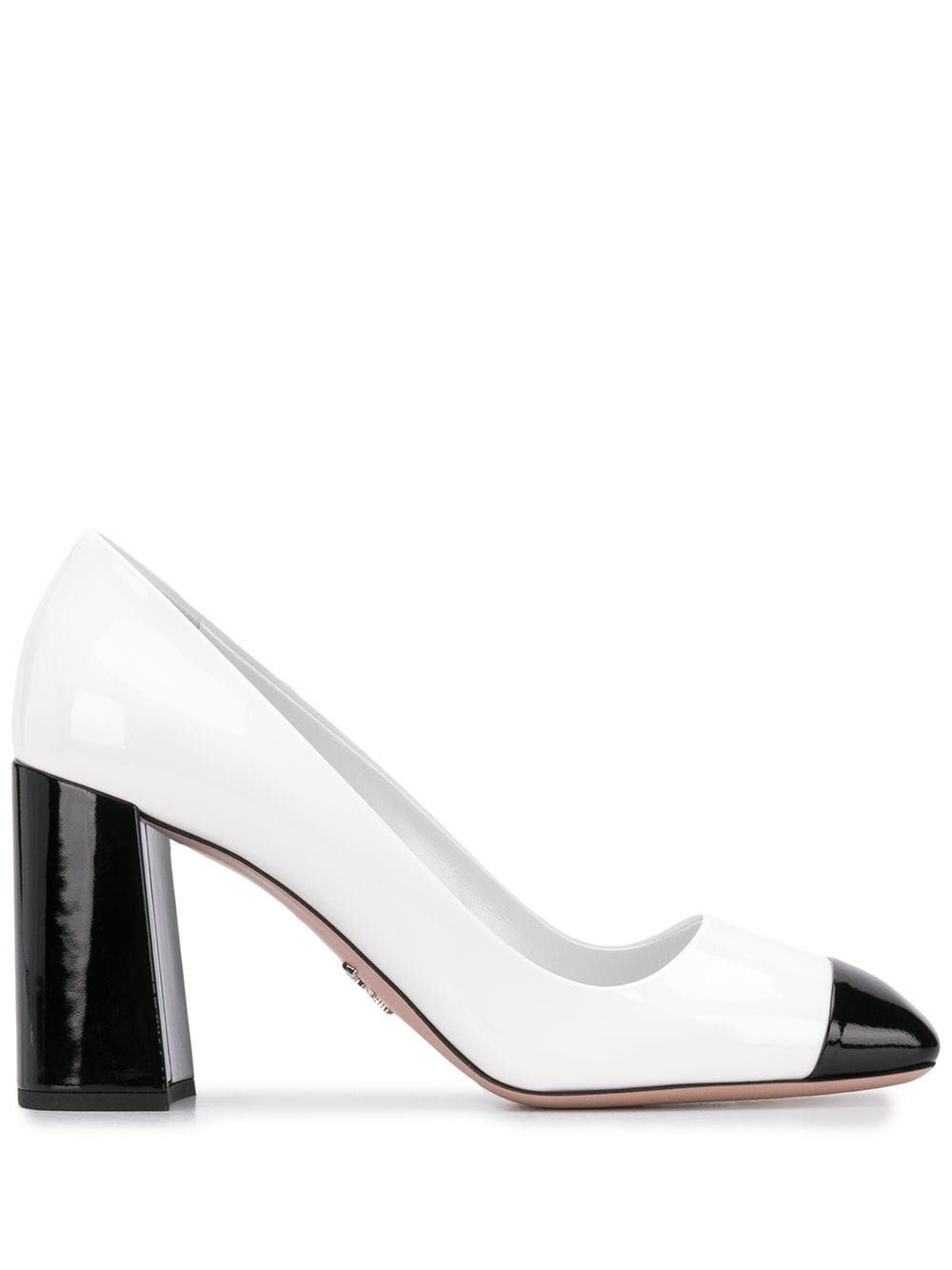 Prada Pumps met vierkante neus - Wit