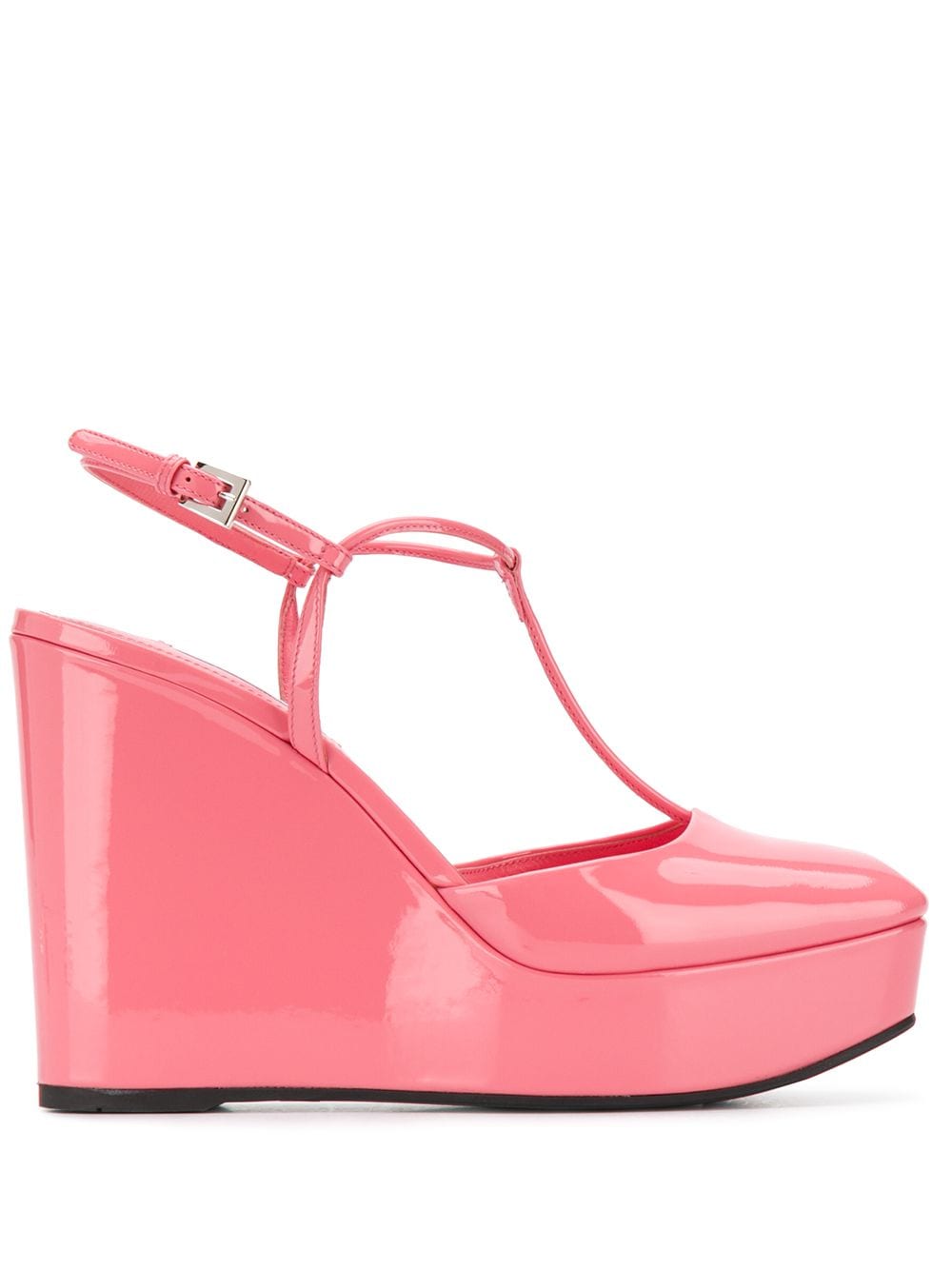 Prada Sandalen met plateauzool - Roze