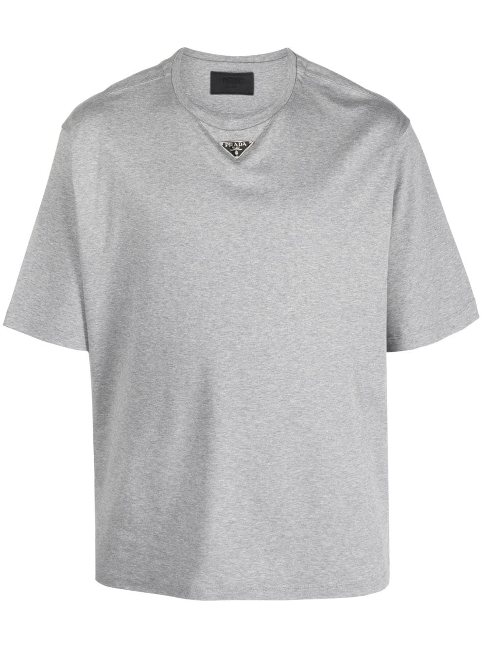 Prada T-shirt met logo - Grijs