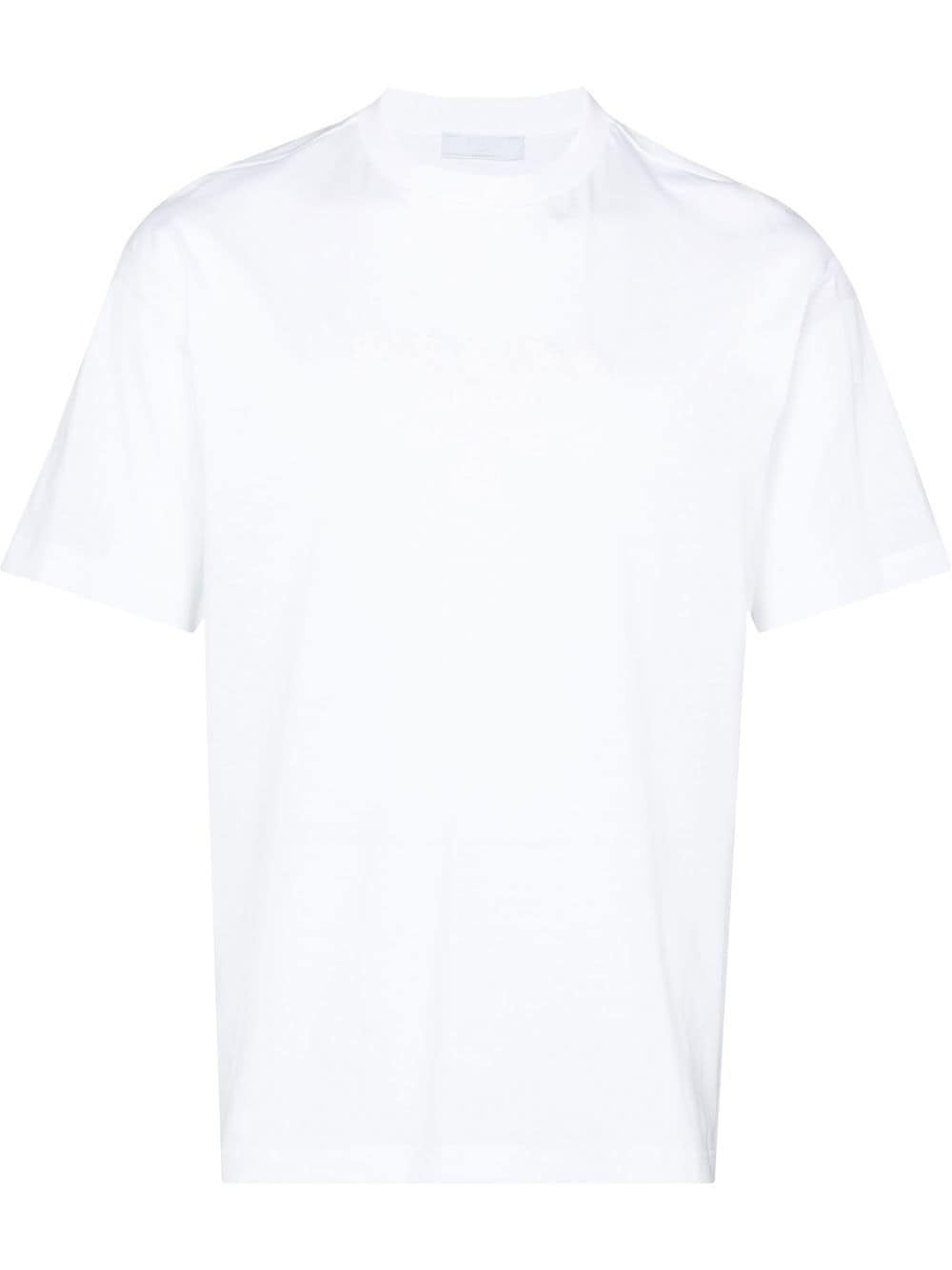 Prada T-shirt met ronde hals - Wit