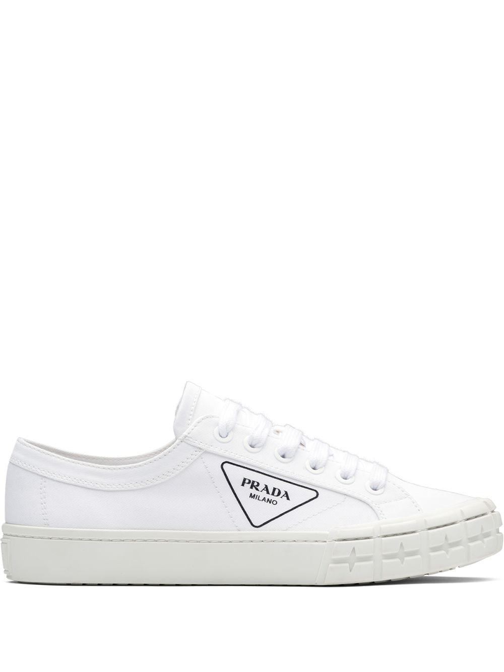 Prada Wheel low-top sneakers - Wit