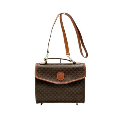 Pre-owned Canvas celine-bags Celine Vintage , Brown , Dames