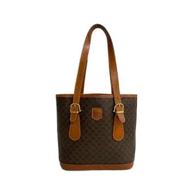 Pre-owned Canvas celine-bags Celine Vintage , Brown , Dames