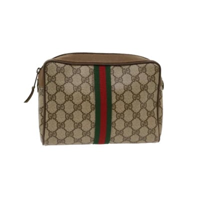 Pre-owned Canvas gucci-bags Gucci Vintage , Beige , Dames