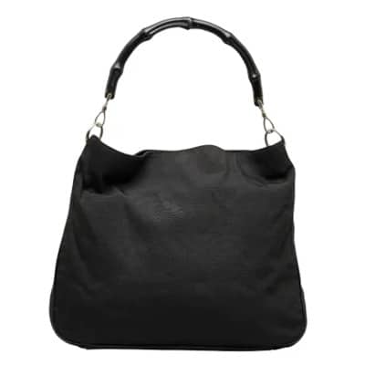 Pre-owned Canvas gucci-bags Gucci Vintage , Black , Dames