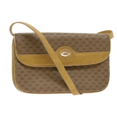 Pre-owned Canvas gucci-bags Gucci Vintage , Brown , Dames