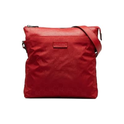 Pre-owned Canvas gucci-bags Gucci Vintage , Red , Dames