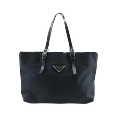 Pre-owned Canvas prada-bags Prada Vintage , Black , Dames