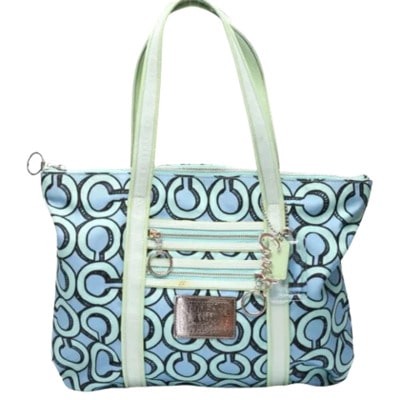 Pre-owned Canvas shoulder-bags Coach Pre-owned , Blue , Dames