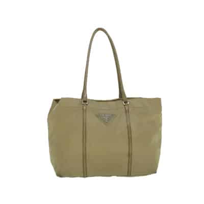 Pre-owned Fabric prada-bags Prada Vintage , Beige , Dames