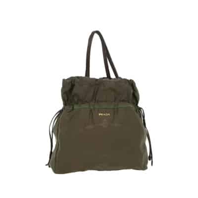 Pre-owned Fabric prada-bags Prada Vintage , Green , Dames