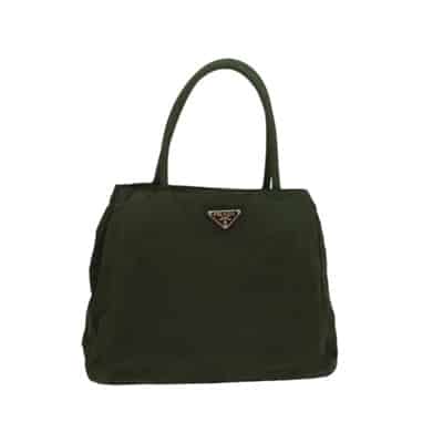 Pre-owned Fabric prada-bags Prada Vintage , Green , Dames