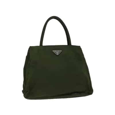 Pre-owned Fabric prada-bags Prada Vintage , Green , Dames