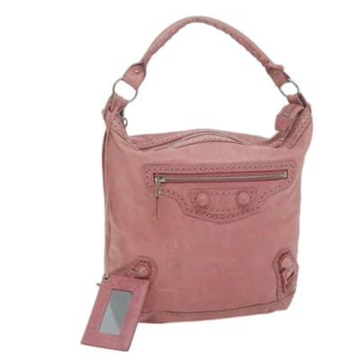 Pre-owned Leather balenciaga-bags Balenciaga Vintage , Pink , Dames