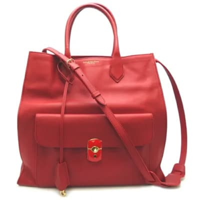 Pre-owned Leather balenciaga-bags Balenciaga Vintage , Red , Dames