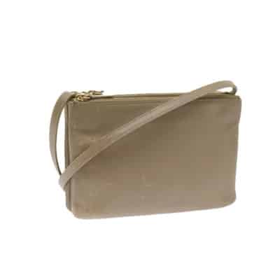 Pre-owned Leather celine-bags Celine Vintage , Beige , Dames