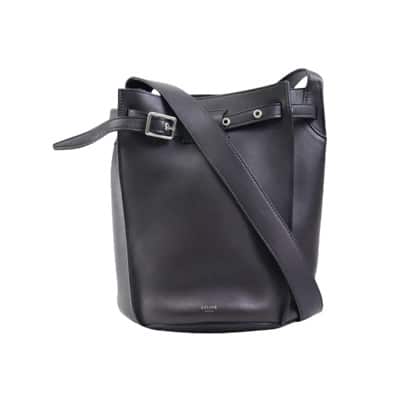 Pre-owned Leather celine-bags Celine Vintage , Black , Dames