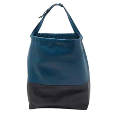 Pre-owned Leather celine-bags Celine Vintage , Blue , Dames