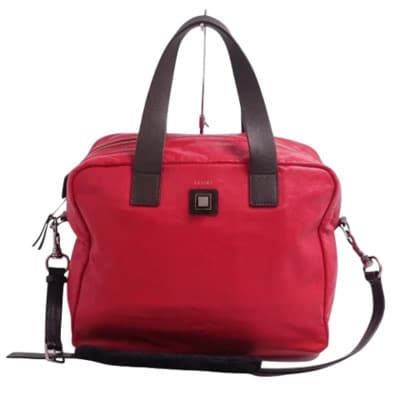 Pre-owned Leather celine-bags Celine Vintage , Red , Dames