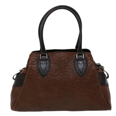 Pre-owned Leather fendi-bags Fendi Vintage , Brown , Dames