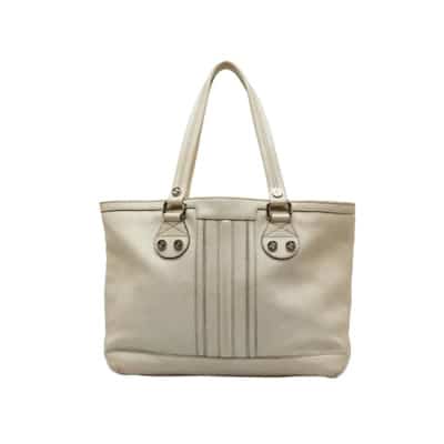 Pre-owned Leather gucci-bags Gucci Vintage , White , Dames