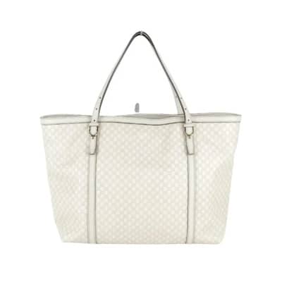 Pre-owned Leather gucci-bags Gucci Vintage , White , Dames