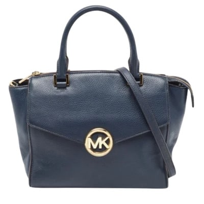 Pre-owned Leather handbags Michael Kors Pre-owned , Blue , Dames