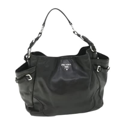 Pre-owned Leather prada-bags Prada Vintage , Black , Dames