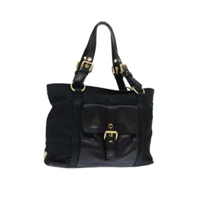 Pre-owned Leather prada-bags Prada Vintage , Black , Dames