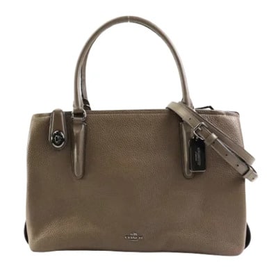 Pre-owned Leather totes Coach Pre-owned , Brown , Dames