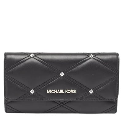 Pre-owned Leather wallets Michael Kors Pre-owned , Black , Dames