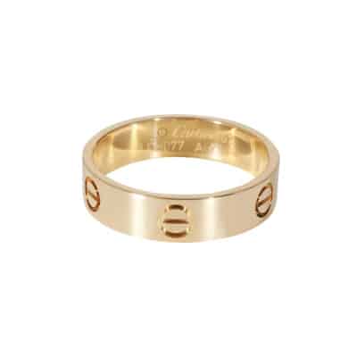 Pre-owned Metal rings Cartier Vintage , Yellow , Dames