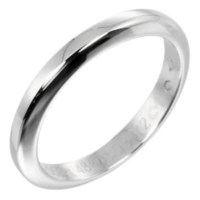 Pre-owned Platinum rings Cartier Vintage , Gray , Dames