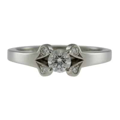 Pre-owned Platinum rings Cartier Vintage , Gray , Dames