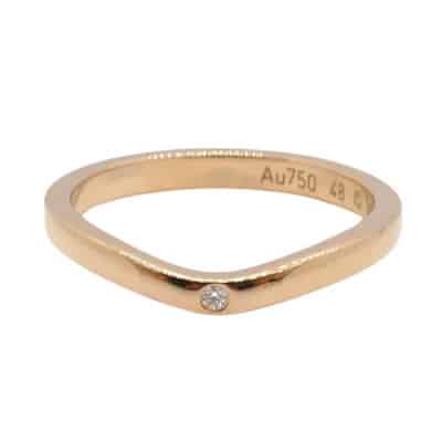 Pre-owned Rose Gold rings Cartier Vintage , Yellow , Dames