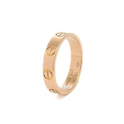 Pre-owned Rose Gold rings Cartier Vintage , Yellow , Dames