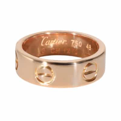 Pre-owned Rose Gold rings Cartier Vintage , Yellow , Dames