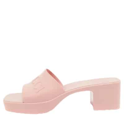 Pre-owned Rubber sandals Gucci Vintage , Pink , Dames