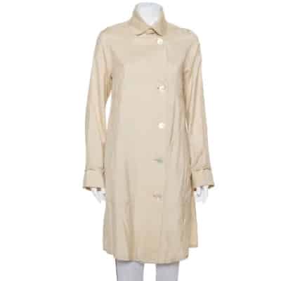 Pre-owned Silk outerwear Ralph Lauren Pre-owned , Beige , Dames