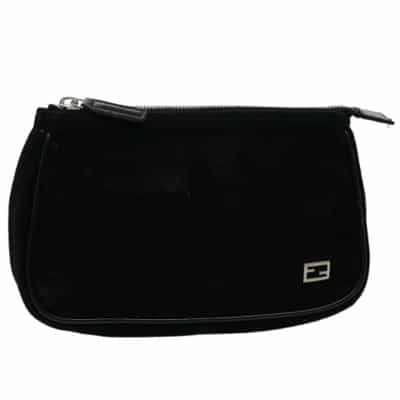 Pre-owned Suede fendi-bags Fendi Vintage , Black , Dames