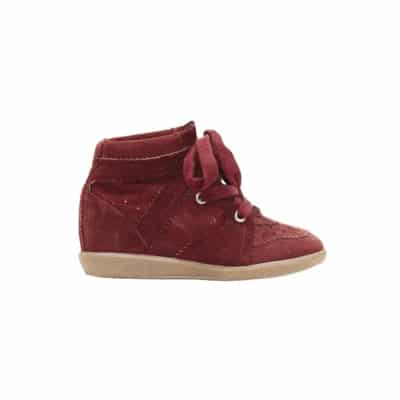 Pre-owned Suede sneakers Isabel Marant Pre-owned , Brown , Dames