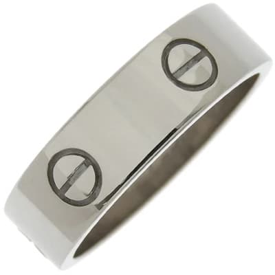 Pre-owned White Gold rings Cartier Vintage , Gray , Dames