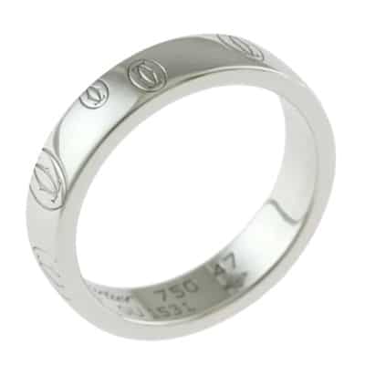 Pre-owned White Gold rings Cartier Vintage , Gray , Dames