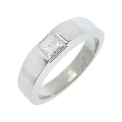 Pre-owned White Gold rings Cartier Vintage , Gray , Dames