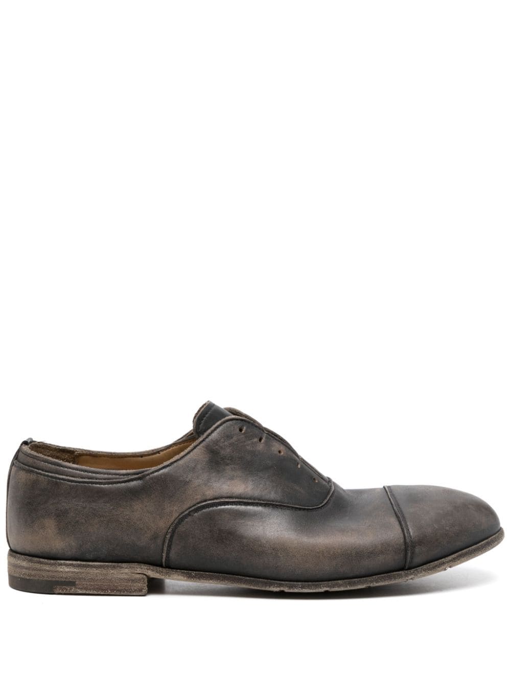 Premiata Leren Oxford schoenen - Zwart