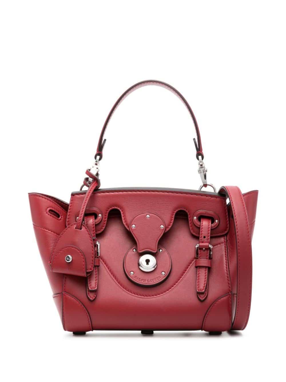 Ralph Lauren Collection Soft Ricky tas met handgreep - Rood