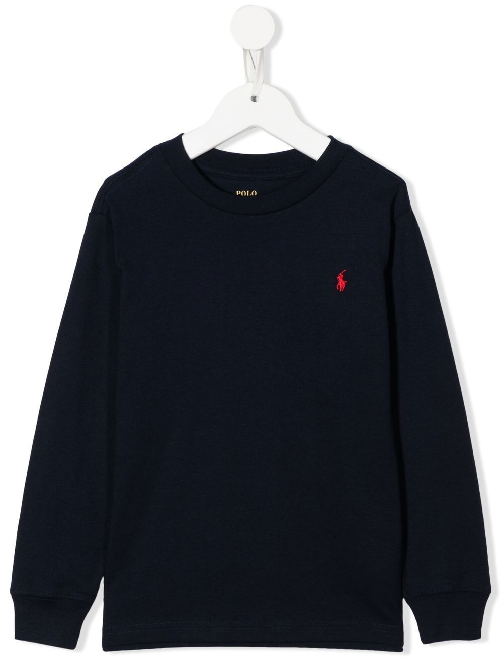 Ralph Lauren Kids Effen sweater - Blauw